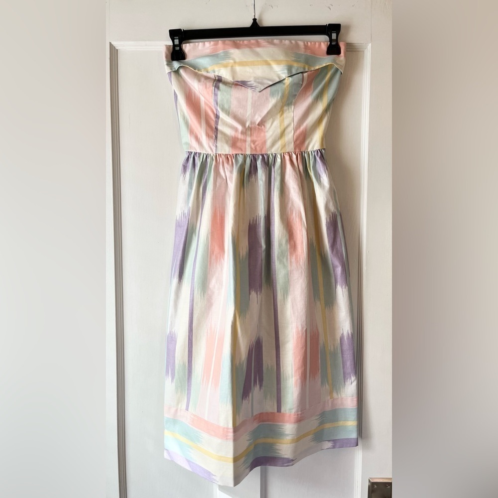 VINTAGE 80s Pastel Dress Blair Woolverton Size 6